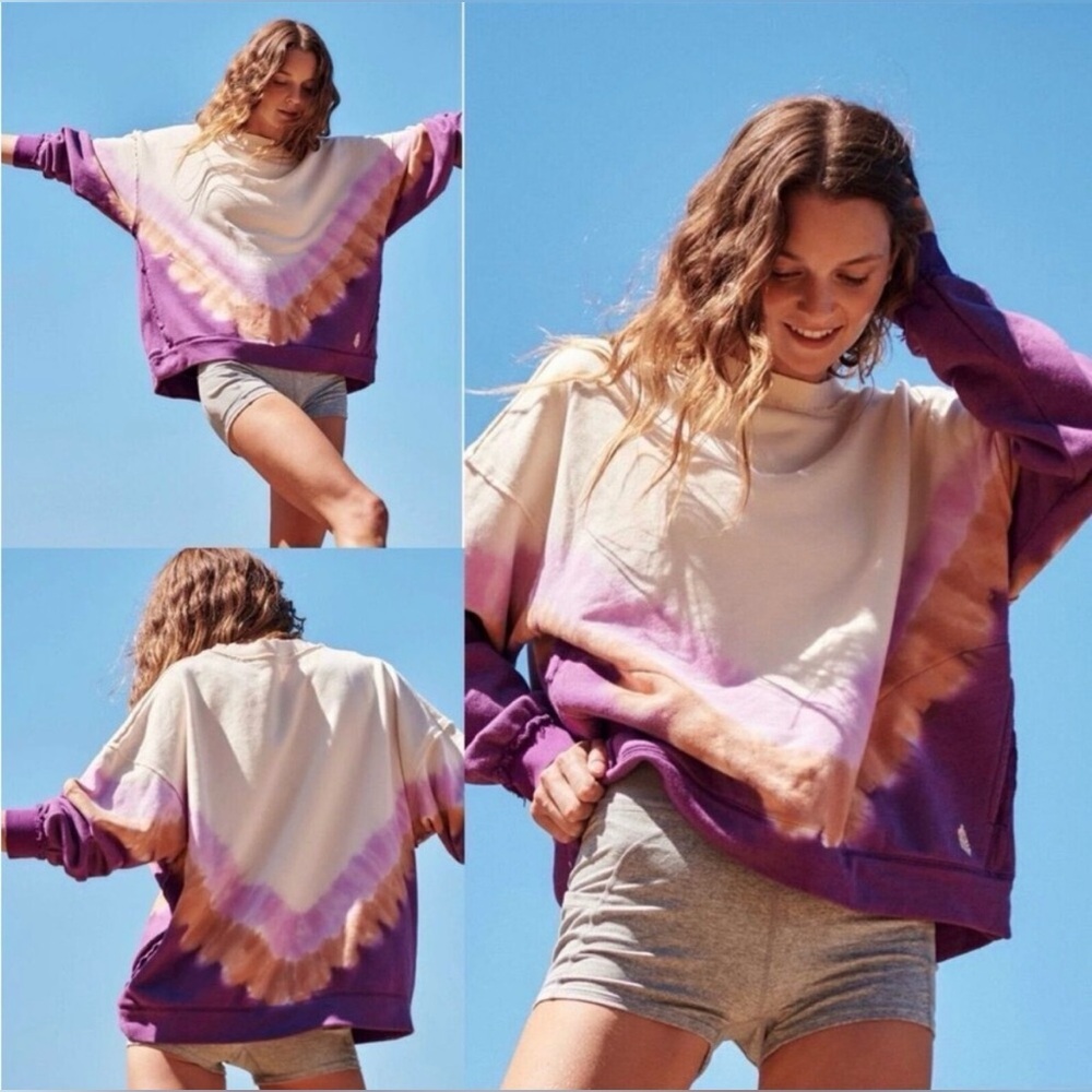 Nwt. FP Movement Metti Tie DyeSweatshirt
